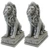 Design Toscano Fouquet Royal Palace Sentinel Lion Statue: Set of Two LY988278